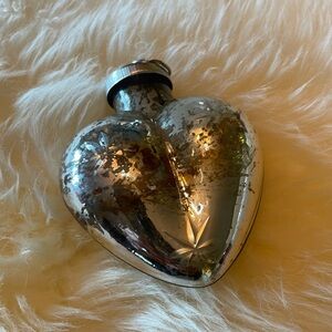 Vintage/Antique Mercury Glass ~ Etched Heart